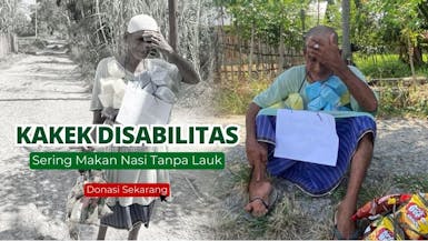 Nahan Sakit Kaki Untuk Mencari Nafkah