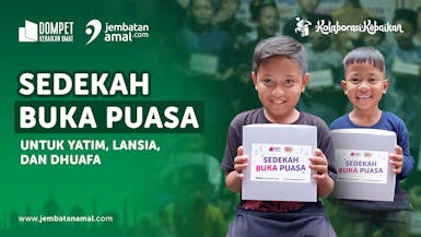 Ramadhan Makin Berkah dengan Berbagi Buka Puasa untuk Yatim Lansia dan Dhuafa