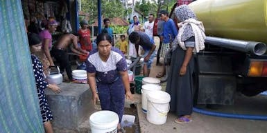 Wujudkan pengadaan fasilitas infrastruktur sumber air bersih MCK Layak untuk kebutuhan para santri dan masyarakat sekitar