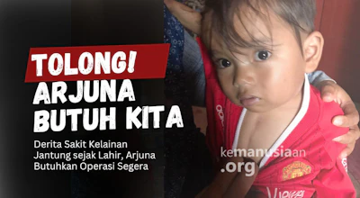 URGENT Sakit Jantung Bawaan Sejak Lahir, Arjuna Butuh Tindakan Medis