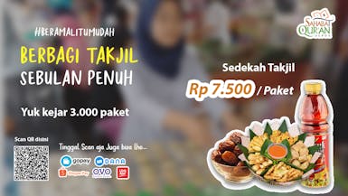 Berbagi Takjil Sebulan Penuh