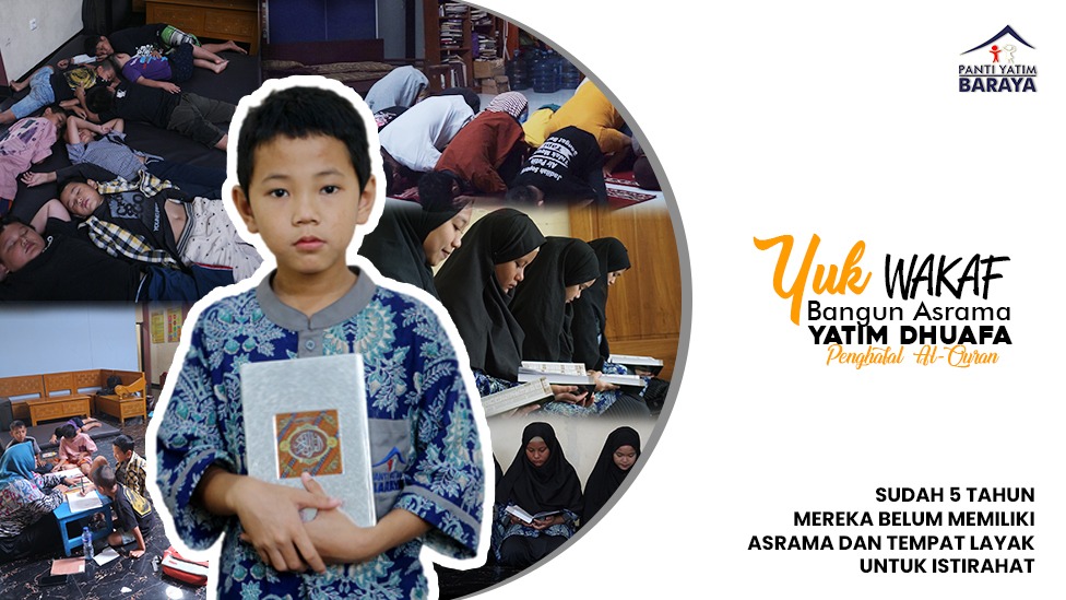 Wakaf Bangunan Asrama Yatim Dhuafa Penghafal Al Quran