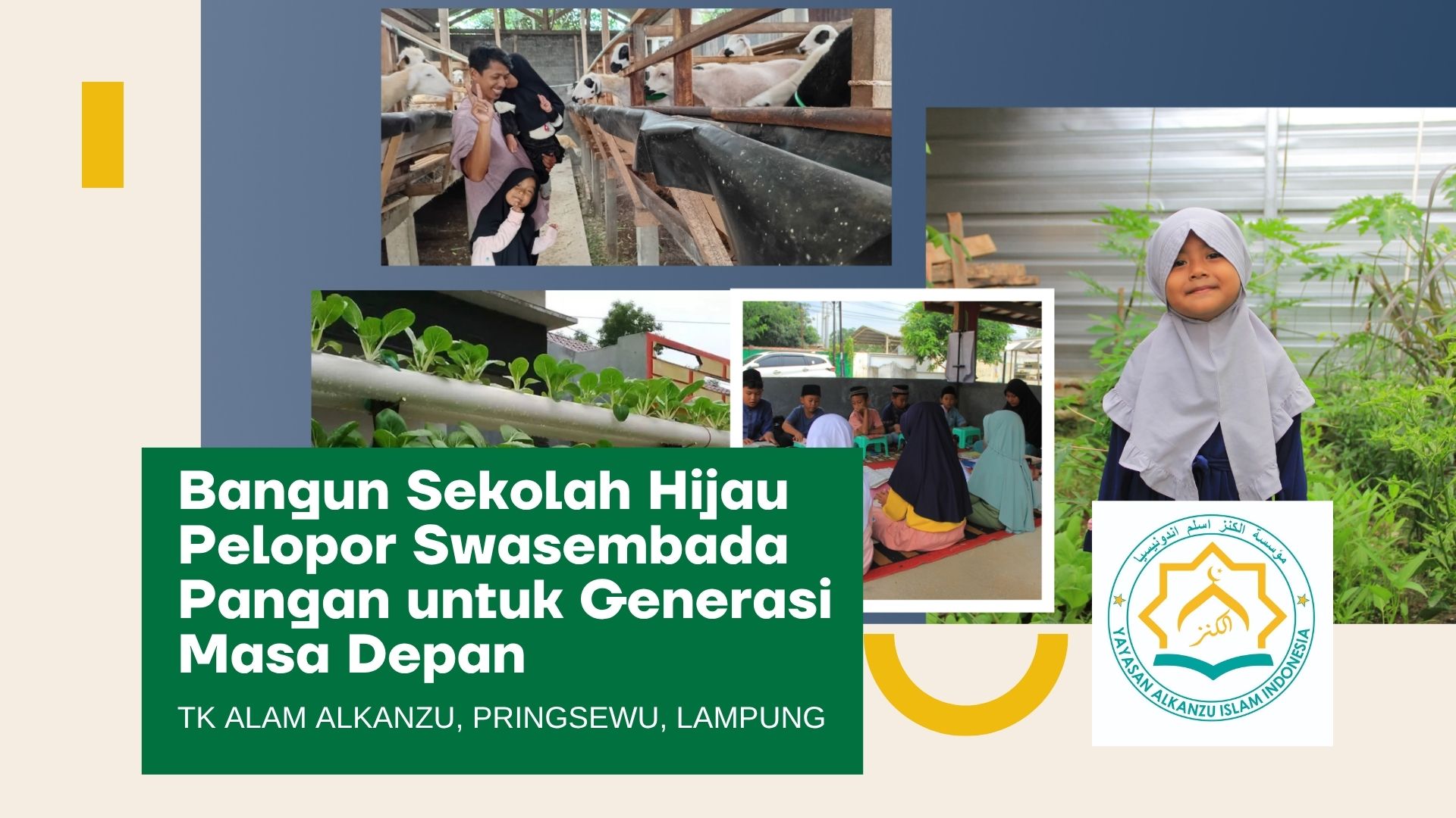 Bangun Sekolah Hijau Pelopor Swasembada Pangan