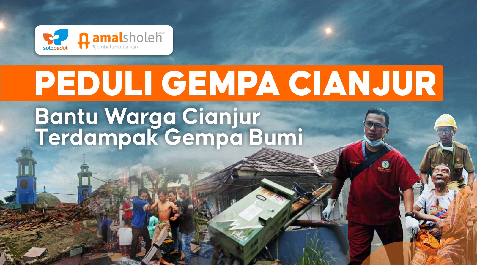 DARURAT GEMPA CIANJUR! Bantu Warga Terdampak Gempa bumi Cianjur!