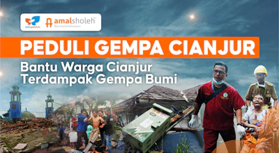 DARURAT GEMPA CIANJUR! Bantu Warga Terdampak Gempa bumi Cianjur!
