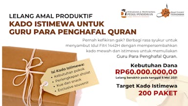 KADO ISTIMEWA UNTUK GURU PARA PENGHAFAL QURAN