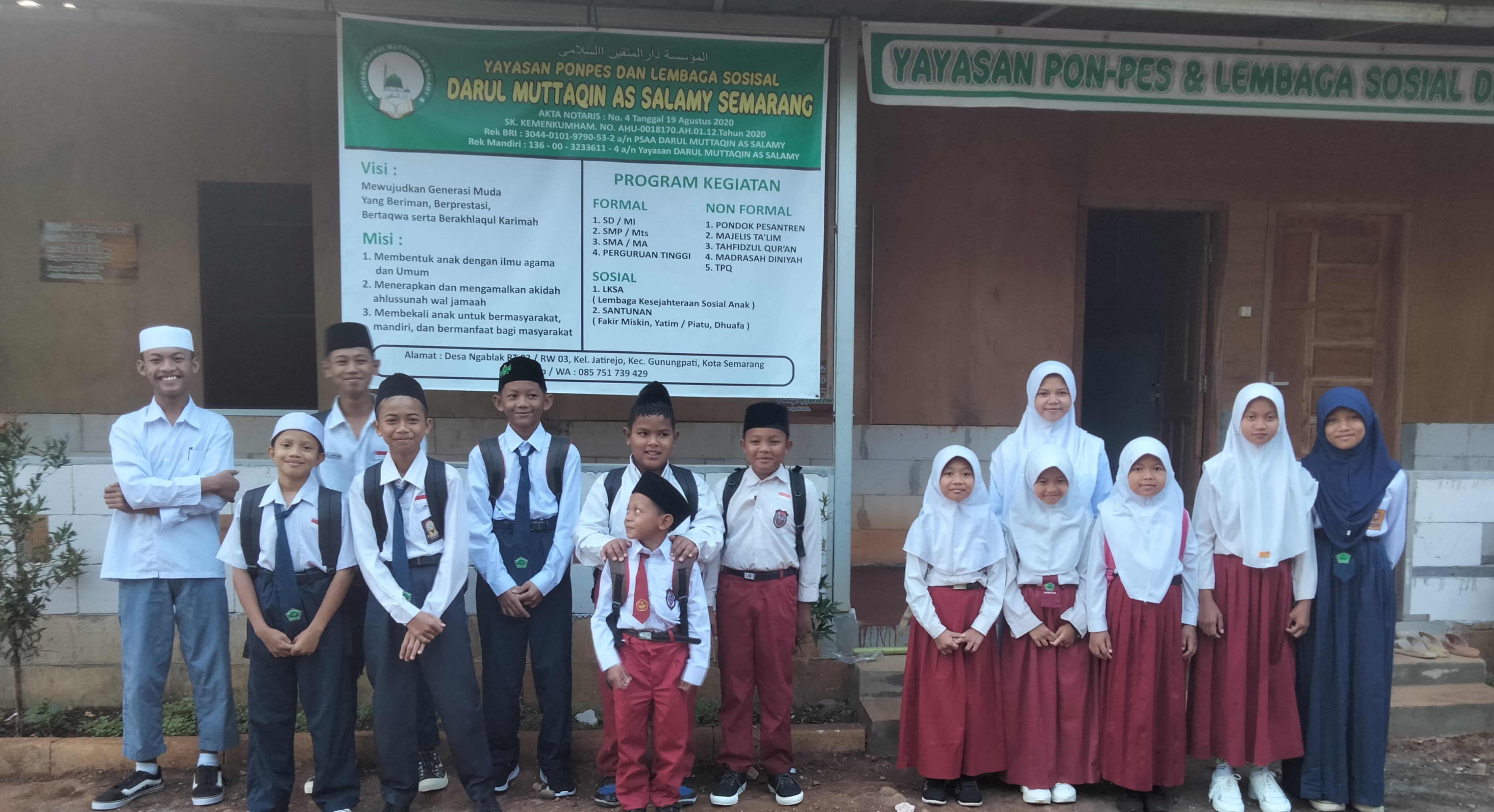 Bantu pendidikan Yatim dan dhuafa di panti asuhan