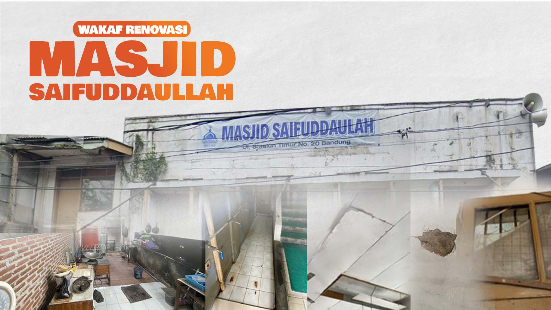 Renovasi Masjidnya Musafir - Masjid Saifuddaullah