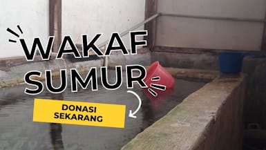 Sedekah Shubuh, Wakaf Sumur Untuk Sarana Air Bersih Santri Yatim