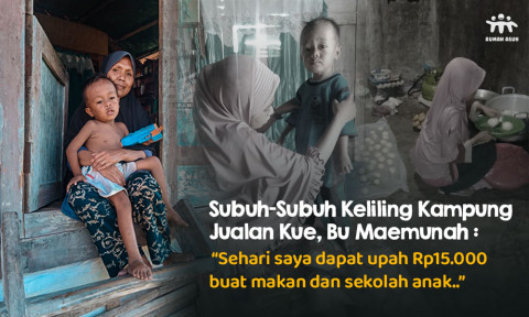 Bu Maemunah, Sang Ibu Tangguh Penjual Kue Keliling dari Pelosok NTB
