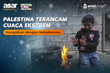 Sedekah Pakaian Hangat dan Alat Pemanas untuk Saudara di Palestina