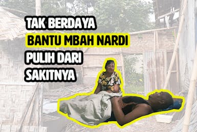 Bantu Mbah Nardi disaat Sakitnya