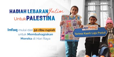 Hadiah Lebaran Untuk Yatim Palestina