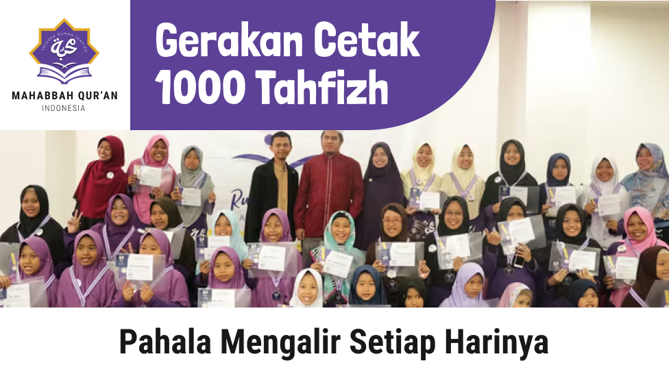 Bantu Kami Mencetak 1000 Santri Para Penghafal Al-Qur'an