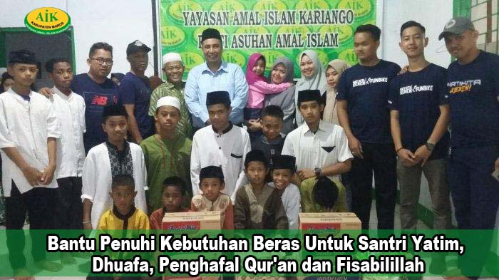 #sedekahberas - Bantu Penuhi Kebutuhan Beras Untuk Santri Yatim, Dhuafa, Penghafal Qur'an