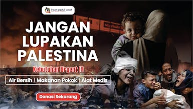 DARURAT MAKANAN DAN AIR BERSIH DI PALESTINA