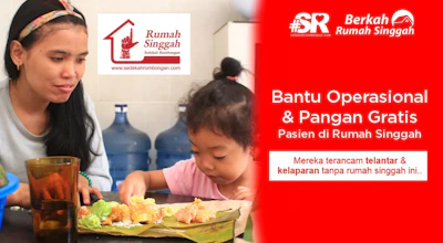Bantu Operasional dan Pangan Gratis Pasien di Rumah Singgah