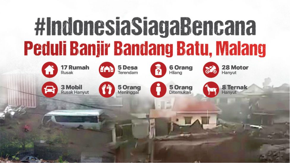 Peduli Banjir Bandang Kota Batu, Malang