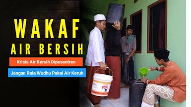 Wakaf Air Bersih, Untuk Yatim Berwudhu