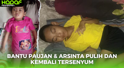 Bantu Paujan & Arsinta Pulih dan Kembali Tersenyum