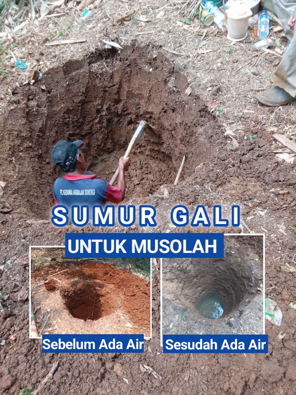 Sedekah Pembuatan Sumur Gali