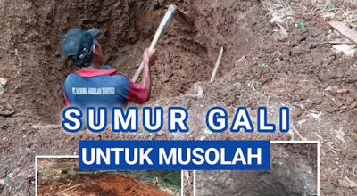 Sedekah Pembuatan Sumur Gali