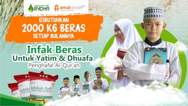 Infak Beras Indonesia Untuk Yatim & Dhuafa Penghafal Al-Qur'an