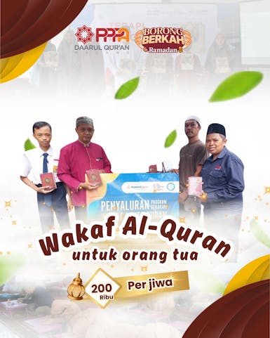 Wakaf Al-Quran untuk Orang Tua
