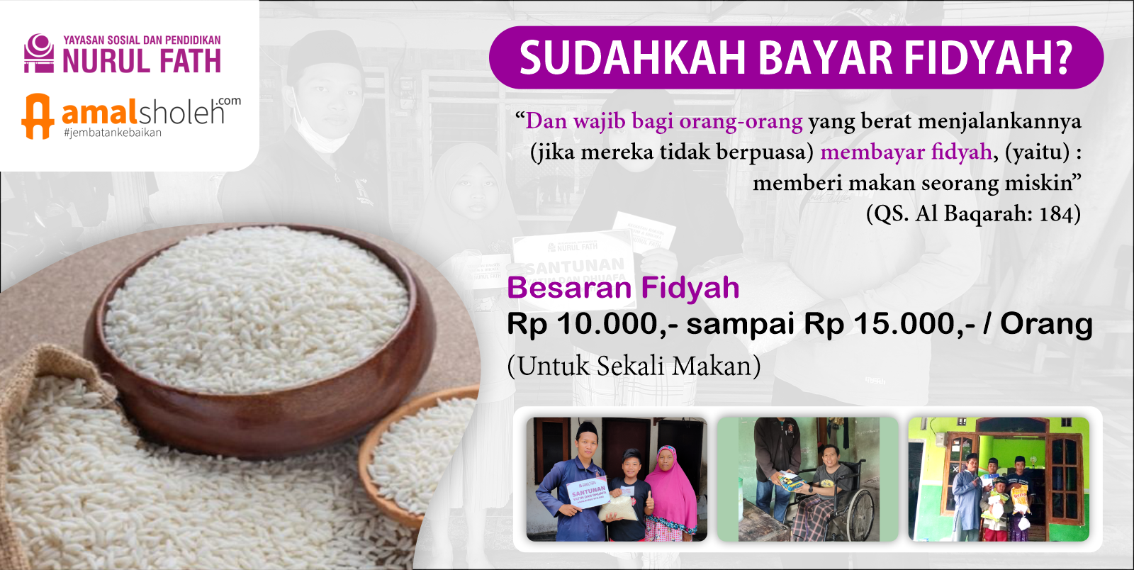 Yuk Bayar Fidyah Menjelang Ramadhan