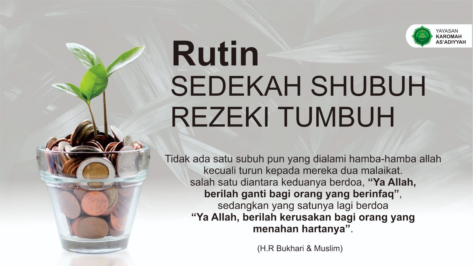 Sedekah Subuh Rezeki Tumbuh