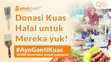 10.000 Kuas Halal Untuk Indonesia!