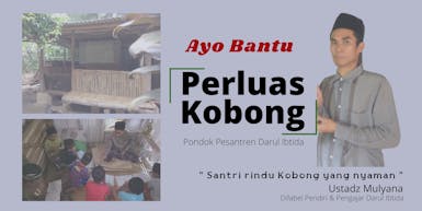 Bantu Ustadz Difabel Perluas Kobong Pondoknya