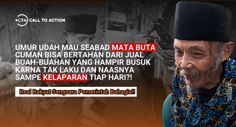 Jualan Buah Tak Laku dan Busuk, Abah Terpaksa Nahan Lapar