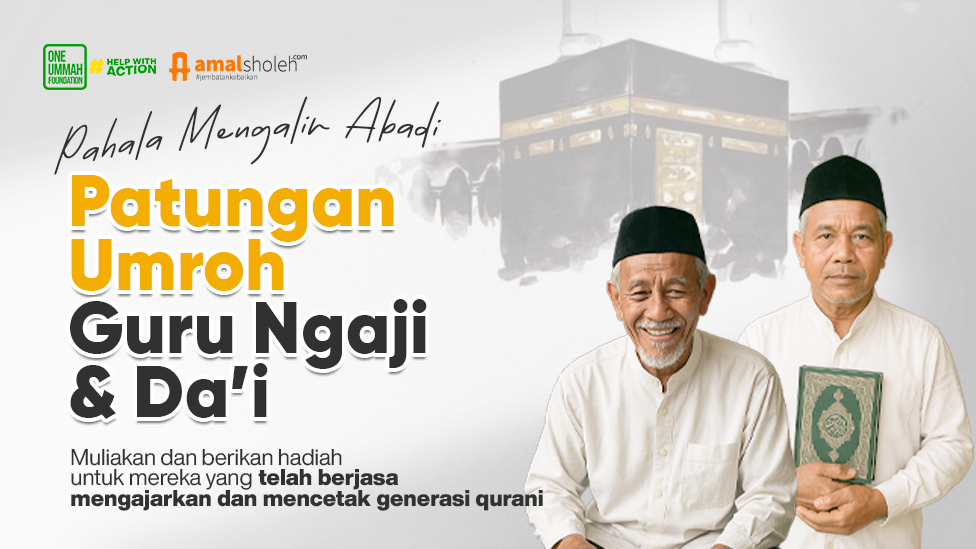 Pahala Mengalir Abadi, Hadiahkan Umroh untuk Guru Ngaji dan Da'i