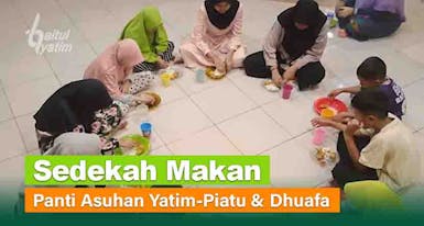 Lauk Seadanya! Beri Makan Anak Yatim