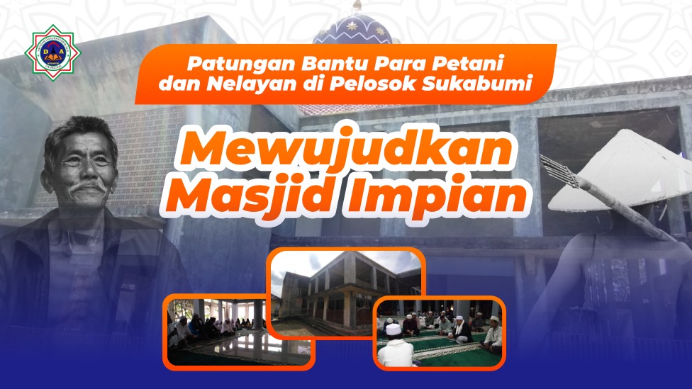 Patungan Bangun Masjid Agung Pertama di Pelosok Sukabumi