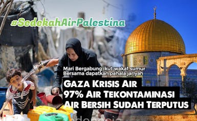 Gaza Krisis Air, Hampir Sebulan Pasokan Air Terputus