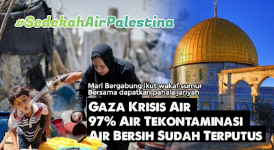 Gaza Krisis Air, Hampir Sebulan Pasokan Air Terputus