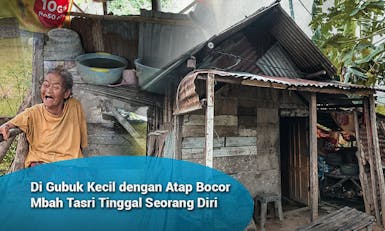 Hadiah Mbah Tasri di Masa Tuanya : Bangun Rumah Layak Untuknya