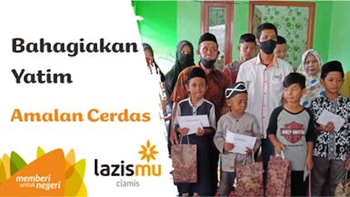 Bahagiakan Anak Yatim dan Piatu, Amal Jariyah Pahala Terus Mengalir #180523