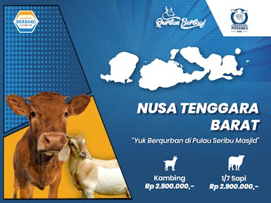 Qurban Berbagi di Pelosok Nusa Tenggara Barat (NTB)