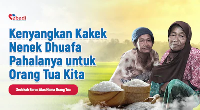 Sedekah Beras untuk Lansia, Beramal atas Nama Orang Tua