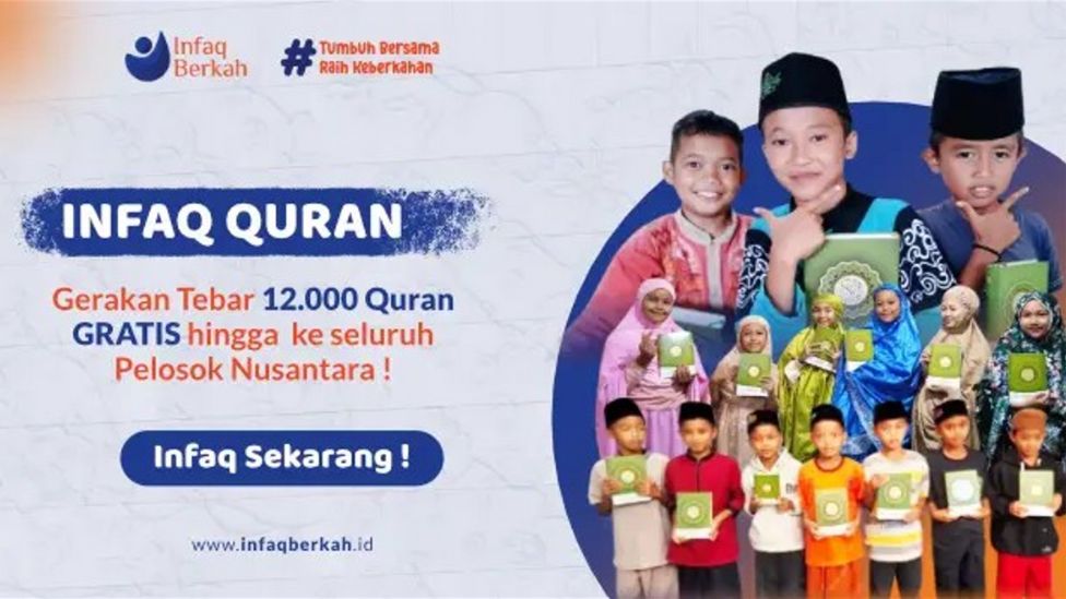 Tebar 12.000 AlQuran hingga ke Pelosok Negeri