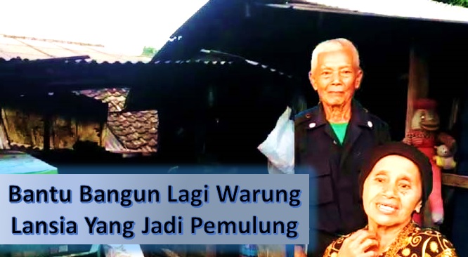 Warung Kecilnya Kebakaran Kini Jadi Gudang Rongsokan Bantu Pasangan Lansia Jualan Lagi