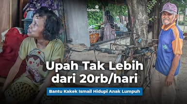 Kakek 73th Kayuh Becak Demi Hidupi Anak Lumpuh