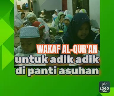 Wakaf Al-Quran untuk anak anak yatim penghafal Alquran