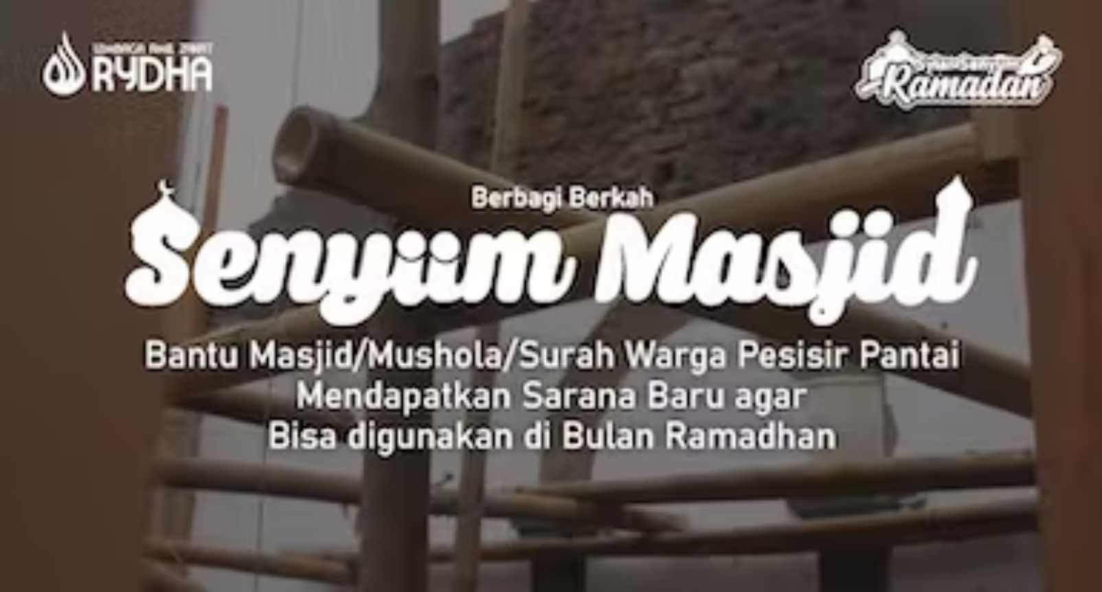 #SenyumMasjid : Hadirkan Sarana Masjid/Mushola Warga Pesisir Pantai di Ramadhan