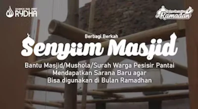 #SenyumMasjid : Hadirkan Sarana Masjid/Mushola Warga Pesisir Pantai di Ramadhan