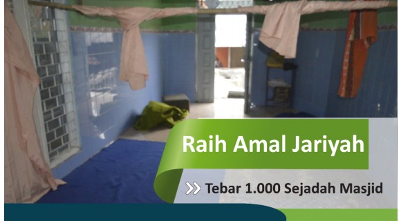 Raih Amal Jariah - Tebar 1.000 Sejadah Masjid
