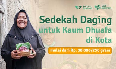 Sedekah Daging untuk Masyarakat Dhuafa di Perkotaan